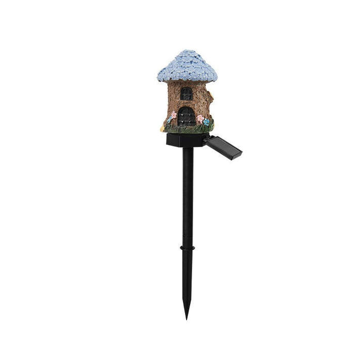 Solarlampe med sopp hus hage stake lys med oppladbart batteri Skanto