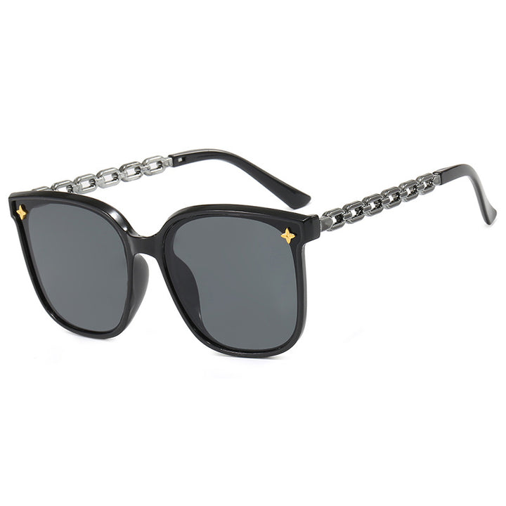 Women's fashionable sunglasses with trendy chain frame Skanto
