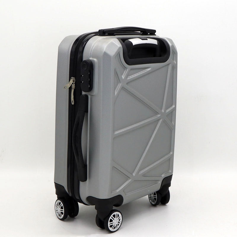 Unisex Geometrisk Hard Shell Spinner Koffert Skanto
