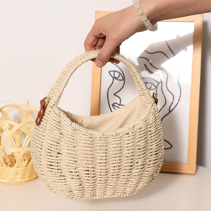 High-quality natural material handbag Skanto