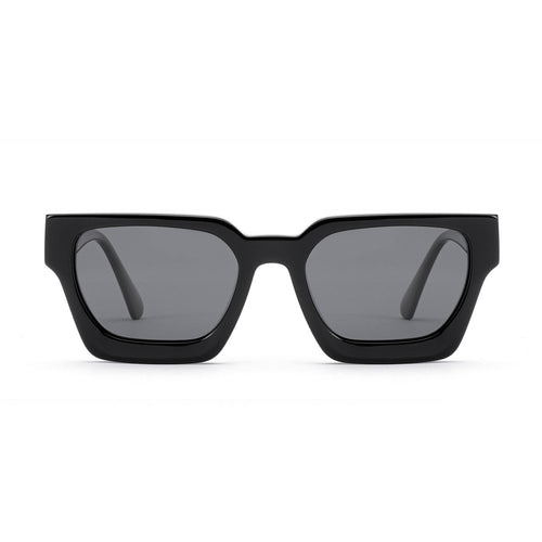 Dame firkantet solbrille med innovativ ram og polariserte glass Skanto