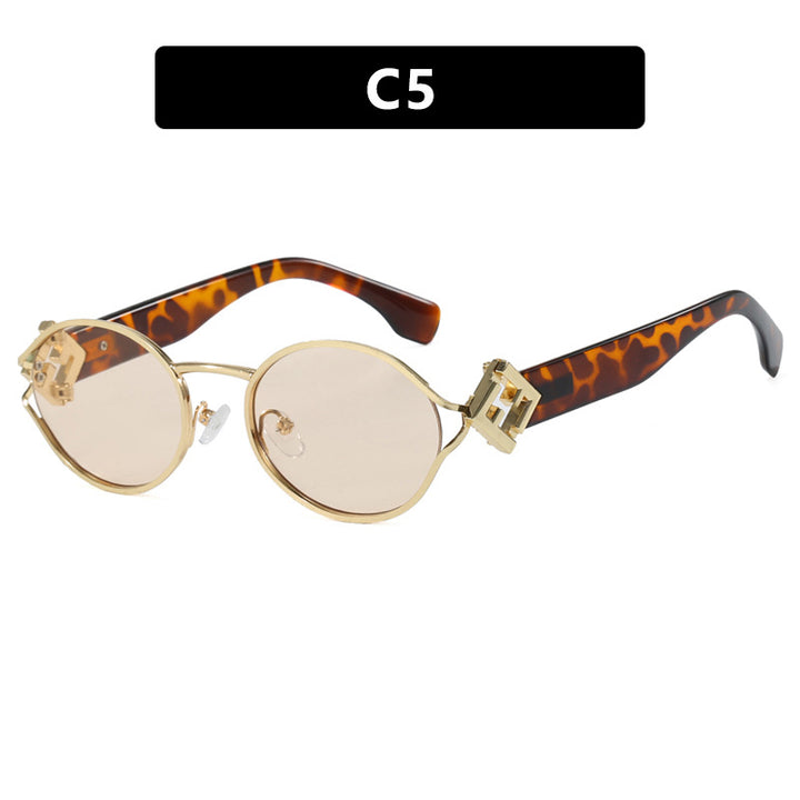 Women's fashion sunglasses with elegant metal frame and UV protection Skanto