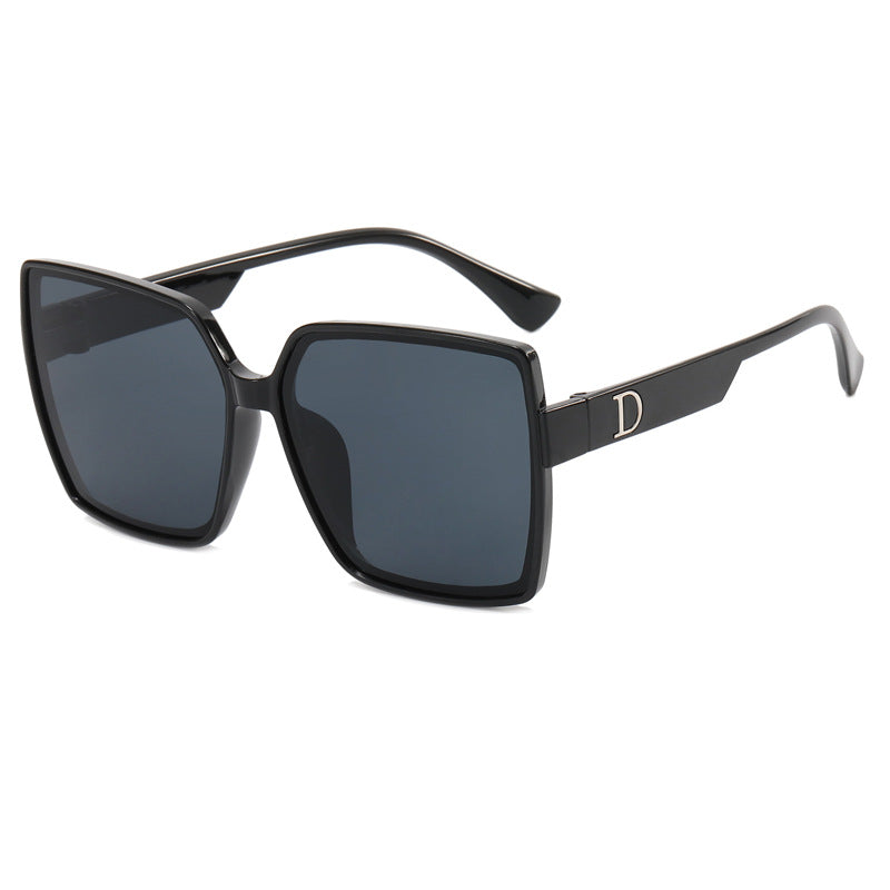 Dame Oversized-solbrille med stilig ramme Skanto