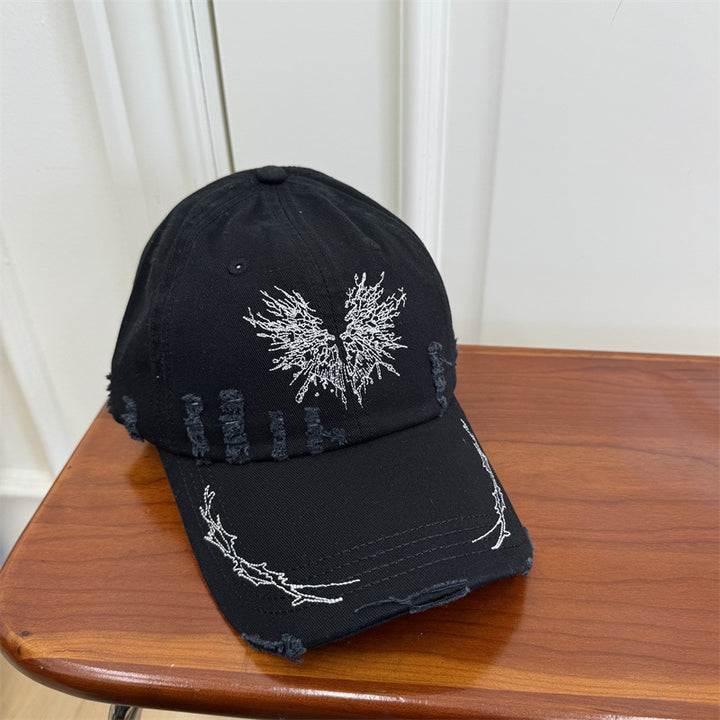 Kvinne's Slitt Grafisk Baseball Caps Skanto