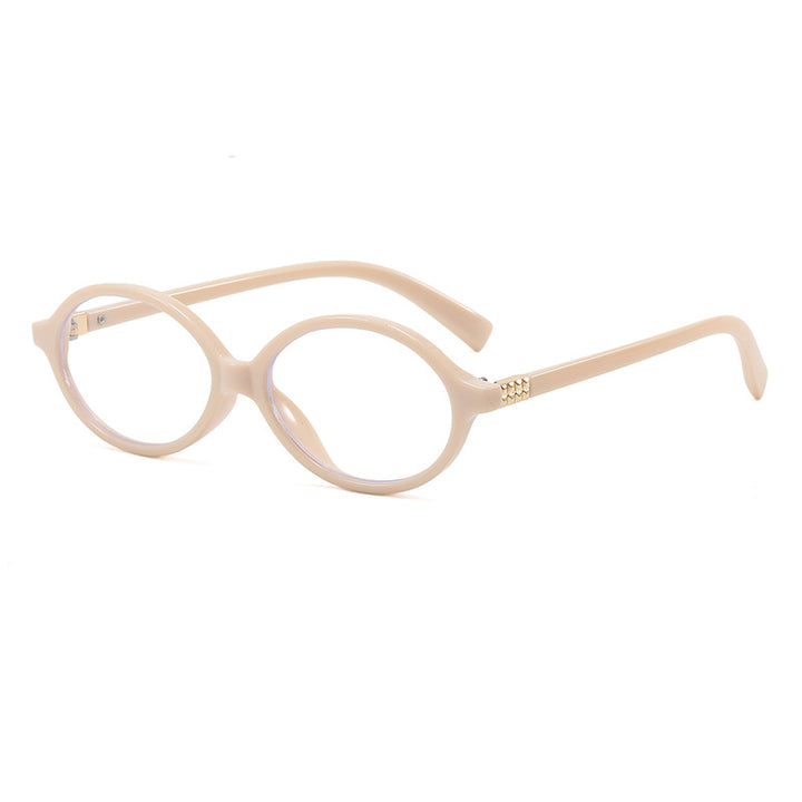 Dame elegante moteriktig lesebrille med uvanlig design Skanto