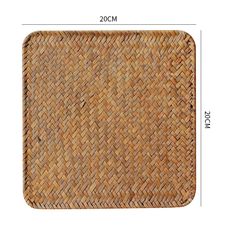 Artisan Woven Serving Tray Skanto