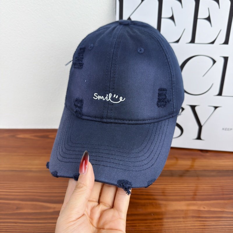 Kvinne Slitt Bomull Baseball Caps Skanto 1784270843
