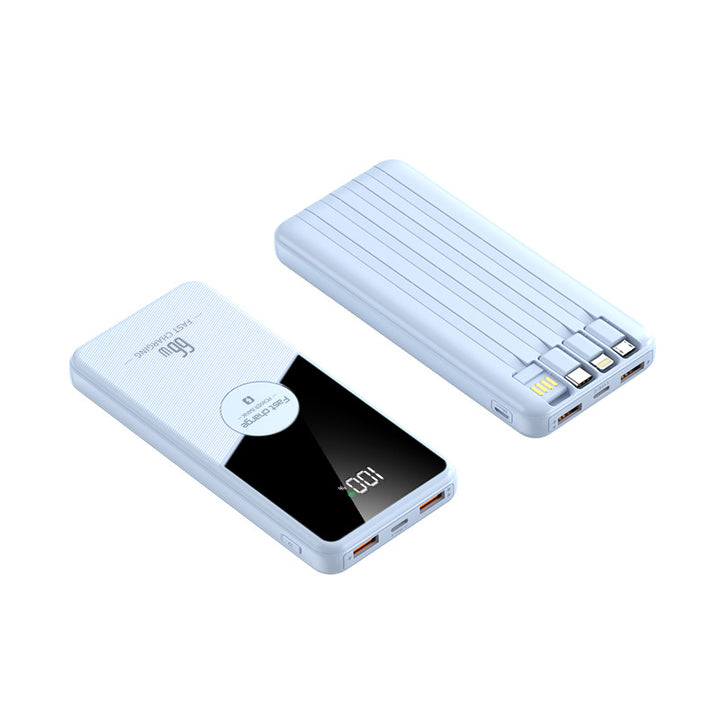 Powerbank med intelligent ladeindikator og flere tilkoblinger Skanto