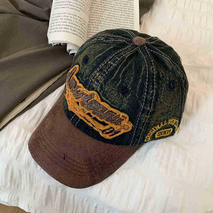Herre Vintage Denim Baseball Cap Skanto