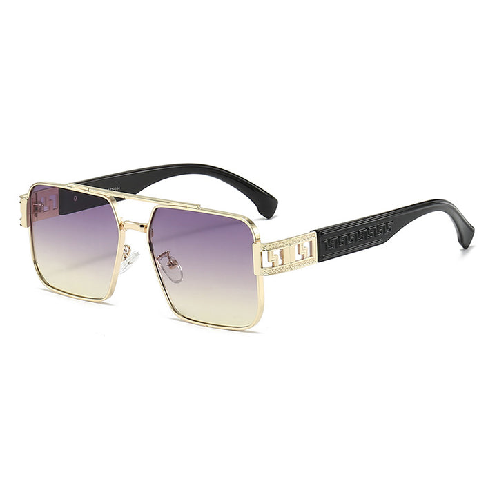 Dame kvadratisk solbrille med ergonomisk ramme og UV-beskyttelse Skanto