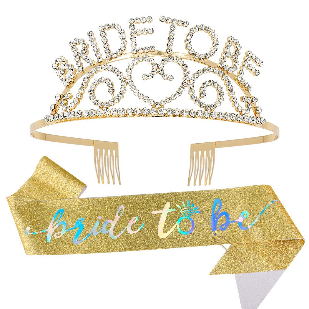 Dame Glitrende Tiara med Hjerte Motiver Skanto