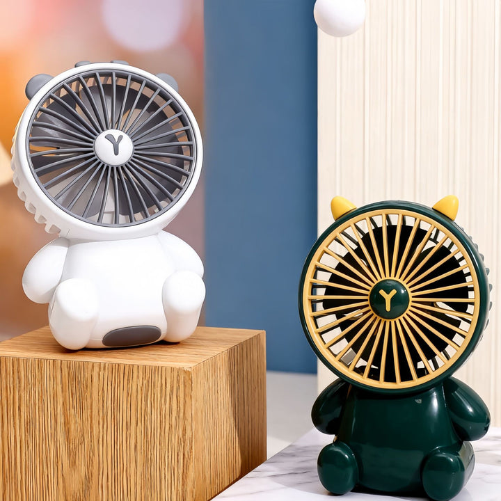 Kvinnens portable USB mini håndholdte vifte med dyredesign Skanto