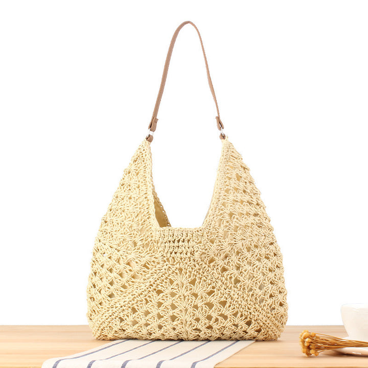 Makramee Crossbody Bag I Det Elegante Heklede Design Skanto