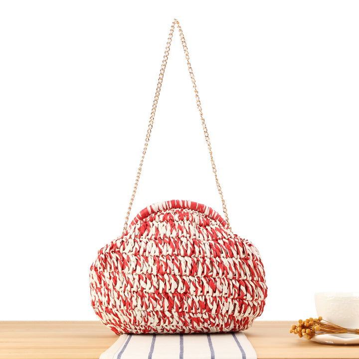 Shoulder bag with unique wave pattern Skanto