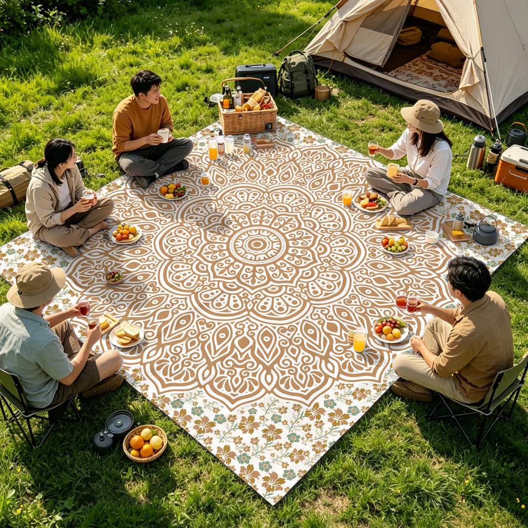 Mandala Design Strandmat Skanto