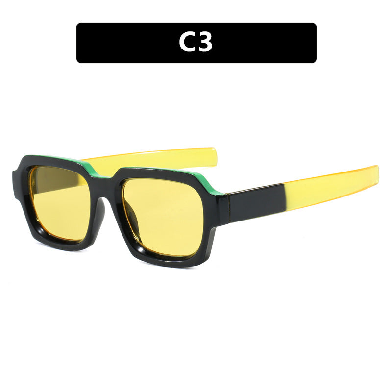 Women's stylish square sunglasses with innovative design Skanto