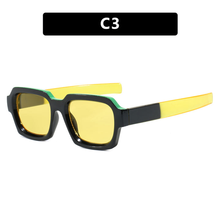Women's stylish square sunglasses with innovative design Skanto