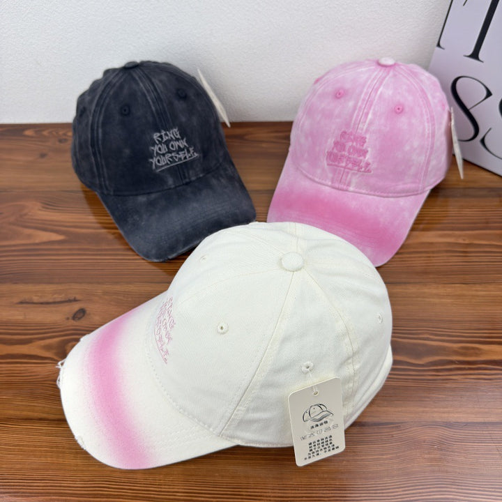 Kvinne's Slitt Motiverende Baseball Cap Skanto
