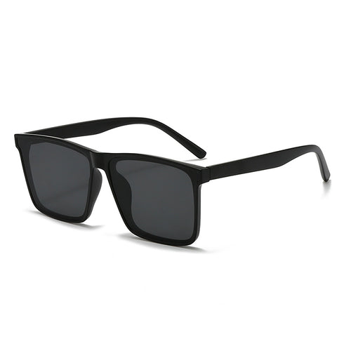 Dame moderne solbriller med bred ramme Skanto