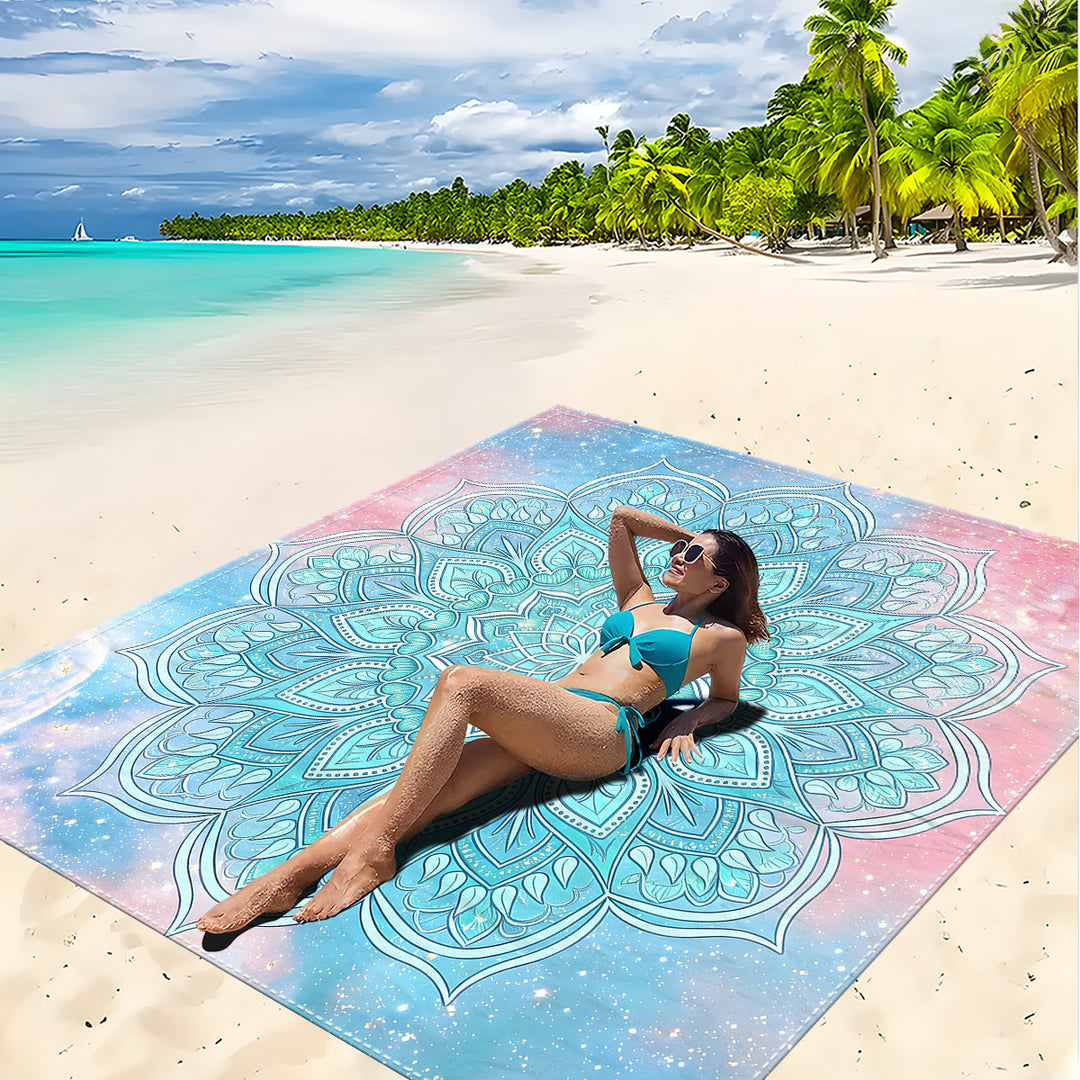 Mandala Design Strandmat Skanto