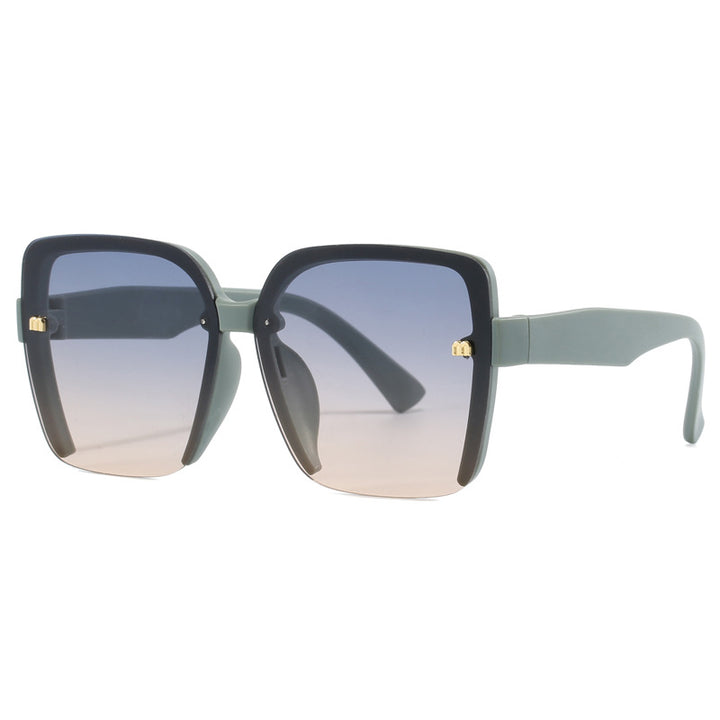 Dame oversized solbriller med stilig, moderne ramme Skanto