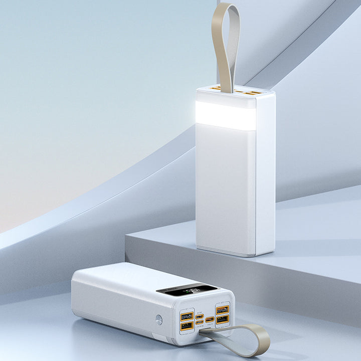 Multifunksjonell powerbank med integrert LED-belysning Skanto