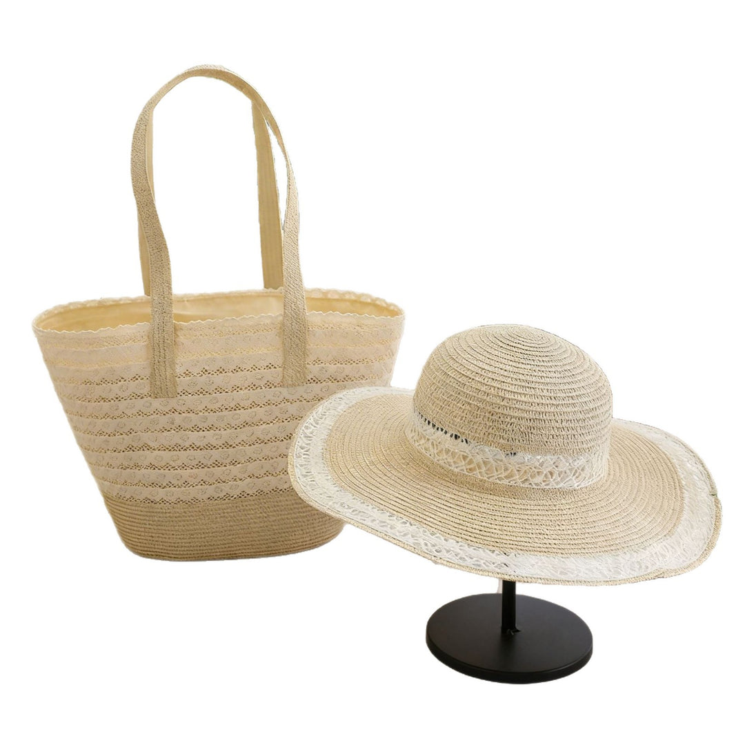 Strandveske og solhatt Skanto