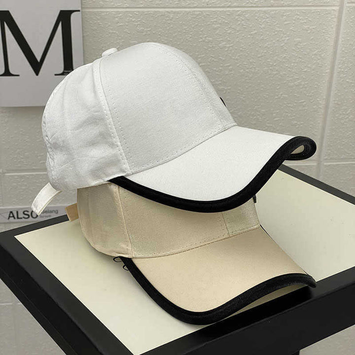 Kvinnenes skinnende sateng baseballcap Skanto