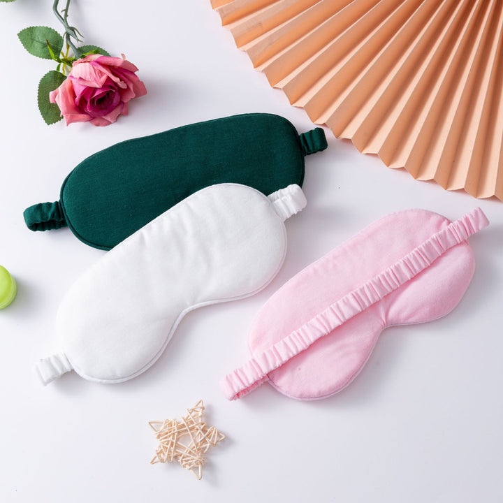 Unisex nan ergonomisk sovemaske med mykt bomullsfôr og justerbart gummibånd Skanto