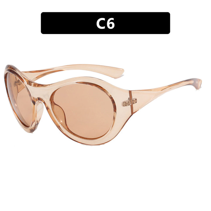 Women's retro-inspired sunglasses with oversized frame and protective lenses Skanto
