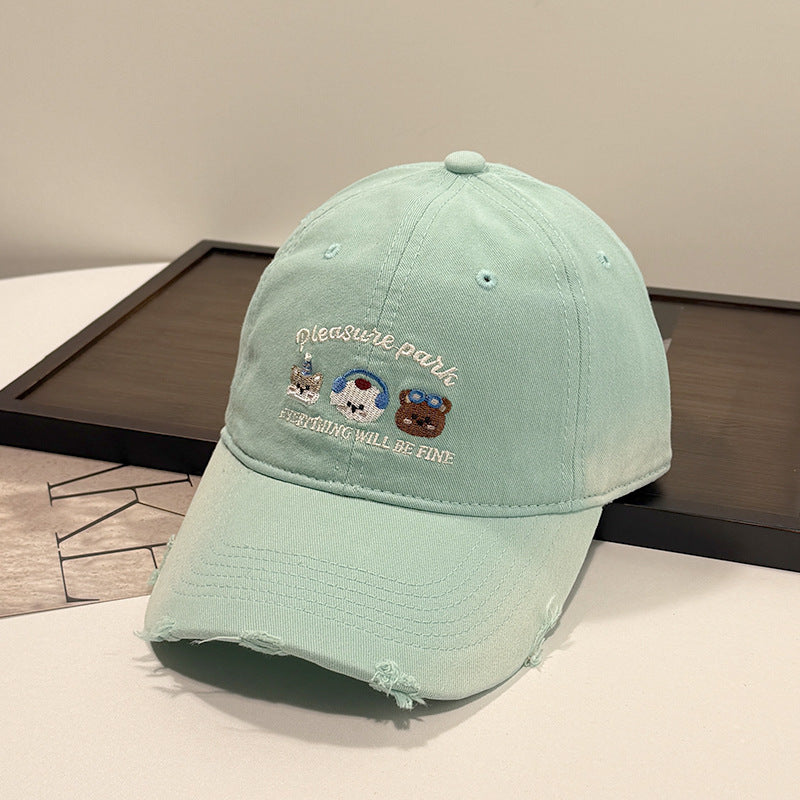 Unisex Brodert Fritids Caps Skanto