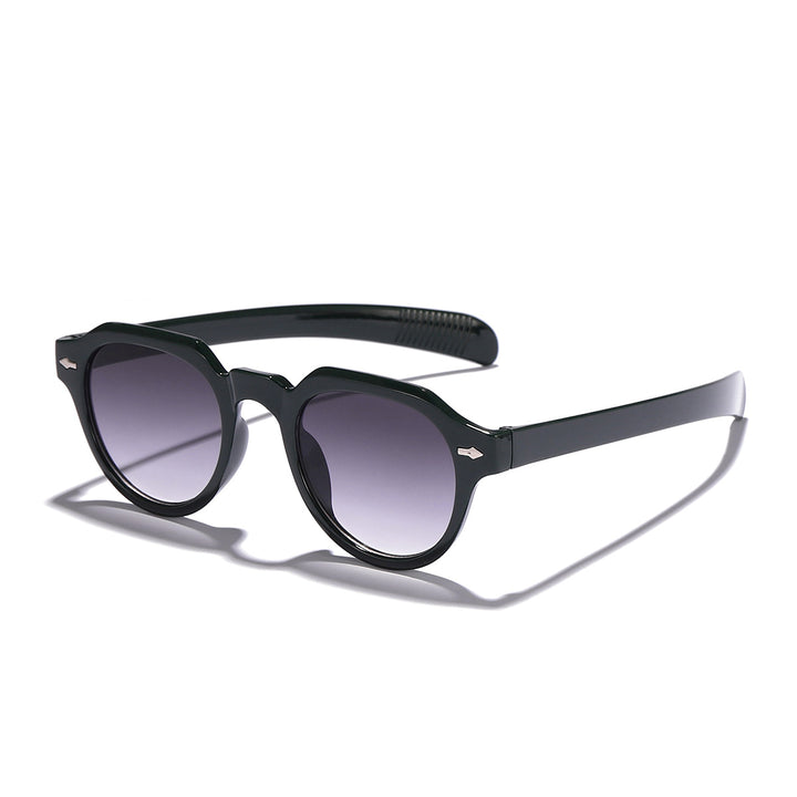 Dame solbrille med stillegående og unik ramme Skanto