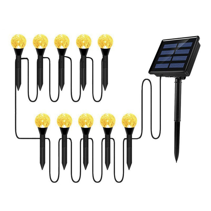 Crescent Moon Solarbelysning Hagespyd med Teksturert Akryl Diffusor og Varm Hvit LED Skanto