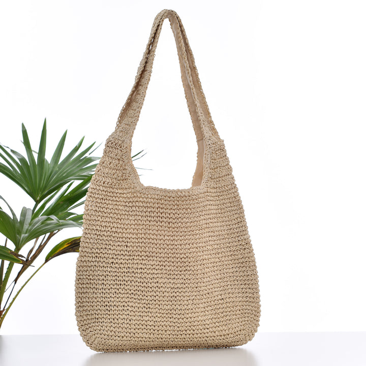 Håndlaget bæreveske i moderne boho-stil Skanto