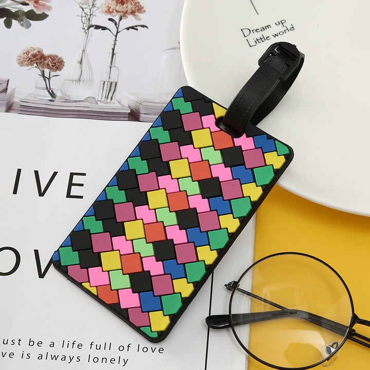 Unisex Bagasjevippe med moderne geometrisk design Skanto