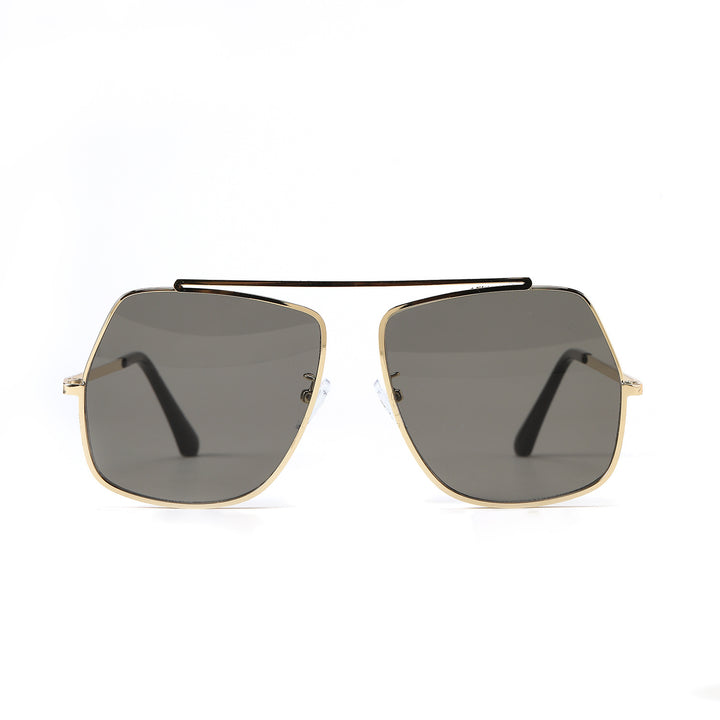 Dame polygonal solbrille med elegant, moderne ramme Skanto