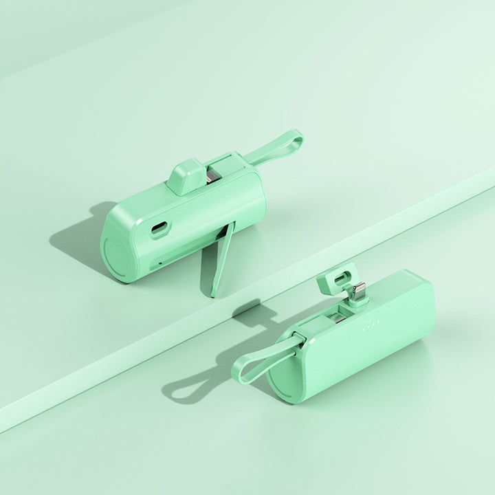 Bærbar Powerbank med integrert multifunksjonelt ladekabelsystem Skanto