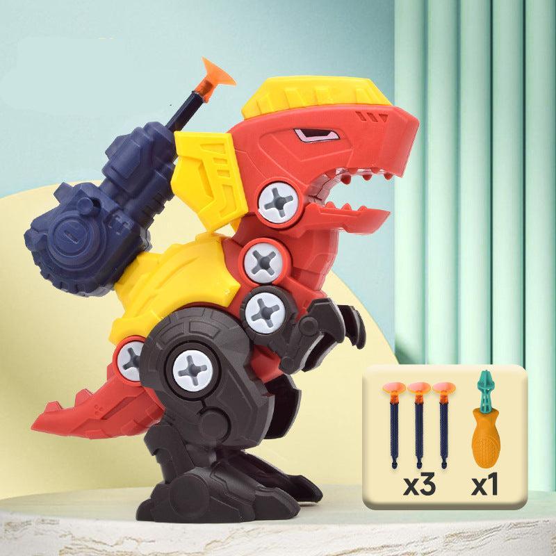 Skanto | Dinosaur Skruer Lekesett med Sugkoppskanon