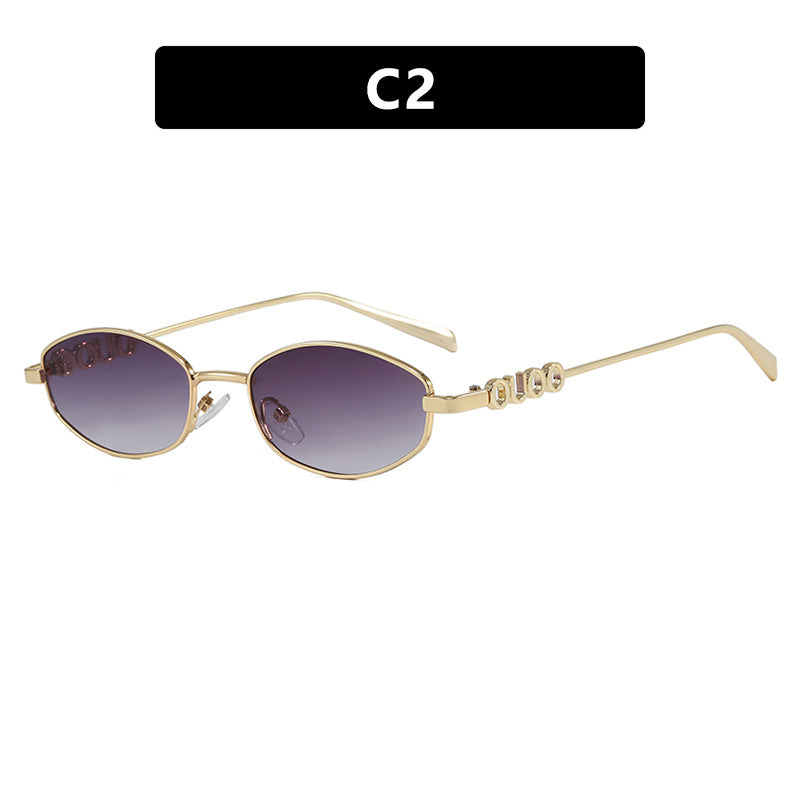 Women's Fashion Sunglasses with Elegant Stainless Steel Frame and UV Protection Skanto