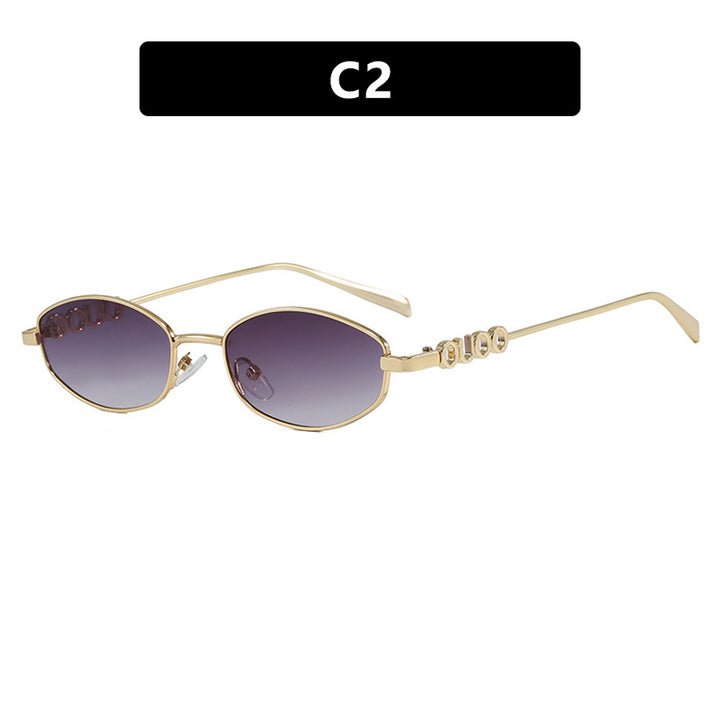 Women's Fashion Sunglasses with Elegant Stainless Steel Frame and UV Protection Skanto