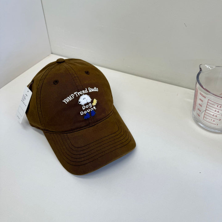 Unisex Brodert Hundetema Baseball Caps Skanto