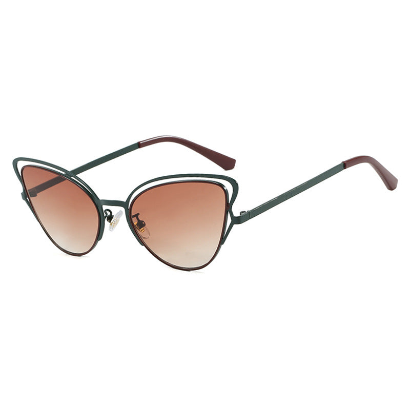 Women's Cat-Eye Glasses with Noble Metal Frame and Comfortable Fit Skanto