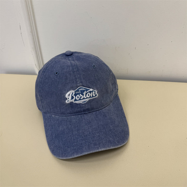 Unisex Vintage-Inspirert Brodert Baseball Cap Skanto