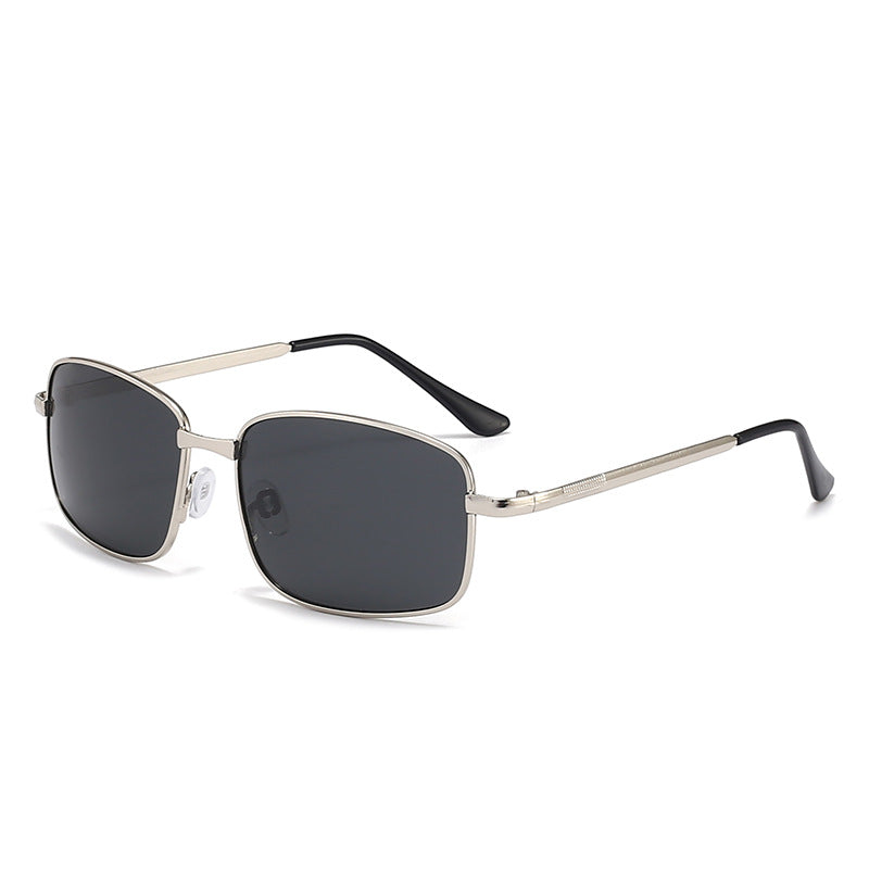 Herrer moteriktig solbrille med høykvalitets metallramme og UV-beskyttelse Skanto