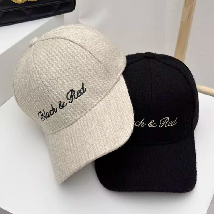 Kvinne Brodert Casual Strikket Baseball Caps Skanto