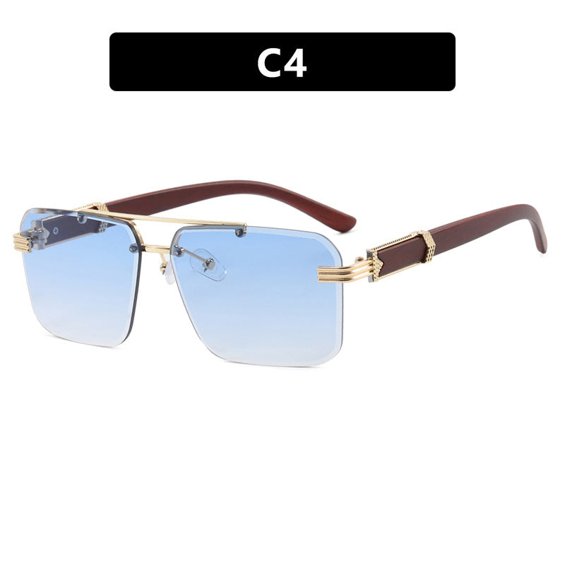 Women's geometric oversized sunglasses with trendy design and luxurious details Skanto