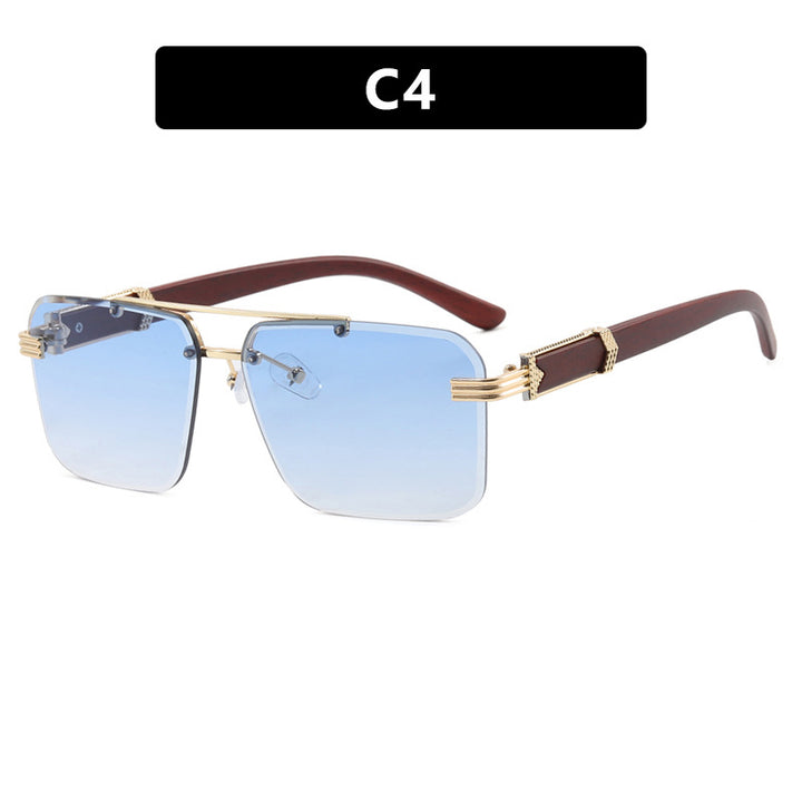 Women's geometric oversized sunglasses with trendy design and luxurious details Skanto