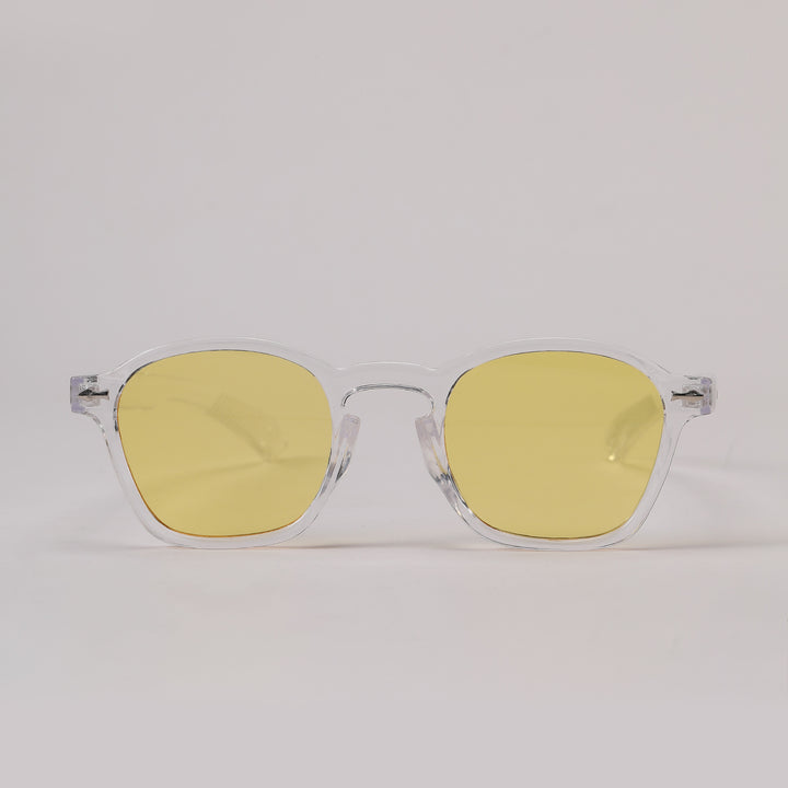 Dame moteriktig solbrille med innovativt design og matt plastikkramme Skanto