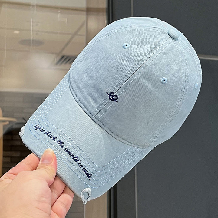 Kvinners slitt vintage stil baseball cap Skanto