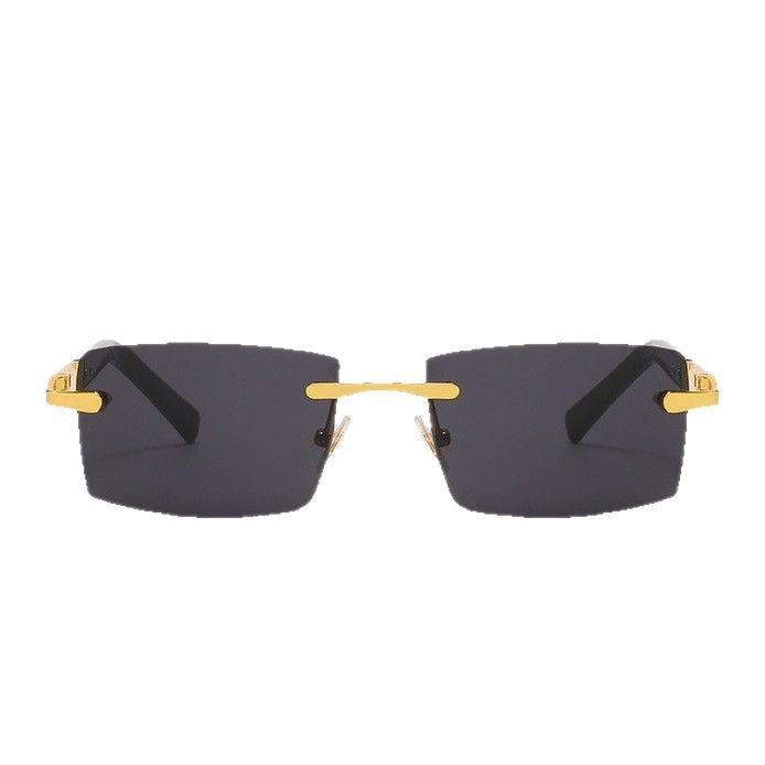 Damer moteriktig rektangulær solbrille Skanto
